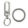 thumbnail image 2 of ZPAQI Convenient Keychain Rings Flat Key Rings Metal Keychains Rings Split Keyrings, 2 of 20