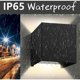 thumbnail image 3 of Juego de 2 luces LED de pared para exteriores Bcc de 12 W, luz de pared para exteriores ajustable en ángulo, blanco cálido 3000 K IP65 resistente al agua, aplique de pared moderno para sala de estar, dormitorio esquí esquí Gafas de esquí, 3 of 5