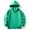 Green, variant on Fmbrln Girls and Boys Full Zip Up Hoodies Long Sleeve Solid Color Hooded Sweatshirts Fall Fashion Athletic Coat with Pockets, Sizes 1-11Y