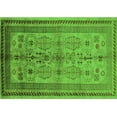 thumbnail image 1 of Ahgly Company Indoor Rectangle Oriental Green Industrial Area Rugs, 5' x 8', 1 of 4