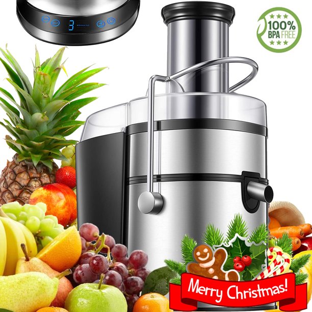 Juicer Machine, AICOOK Juice Extractor, Easy to Clean, Upgraded Version