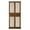 Walnut, variant on Lisonu 4-Door Storage Cabinet with 1 Drawer and 4 Adjustable Inner Shelves – Natural Particle Board and MDF
