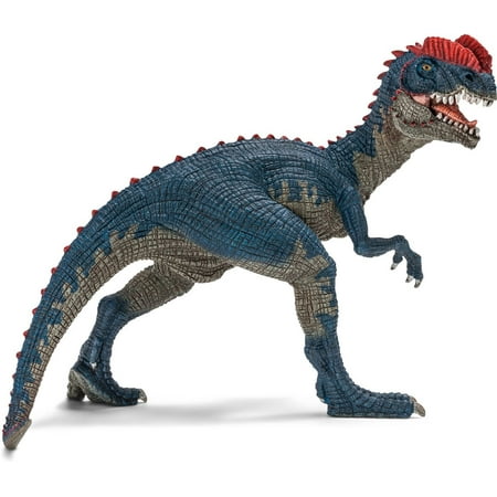 Schleich Dinosaurs - Jurassic Era velociraptor Dinosaur Toys for Boys and Girls- Dilophosaurus Toy Figure - Ages 4+