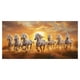 thumbnail image 3 of Pintura de caballo, obra de arte, artesanía, decoración de pared, impresión para sofá, fondo, dormitorio, estilo I 40X20CM, 3 of 8