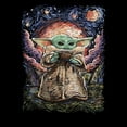 thumbnail image 2 of Men's Star Wars: The Mandalorian The Child Starry Night  Graphic Tee Black Medium, 2 of 5
