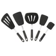 thumbnail image 5 of YASONIC Cooking Shovel Spatula Heat Resistant Stainless Steel Handle Angled Edge, 5 of 9