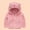 Pink, variant on loopsun Kids Winter Coats for Toddler Baby Boys Girls Solid Color Bear Ears Winter Hoodie Thick Coat Jacket
