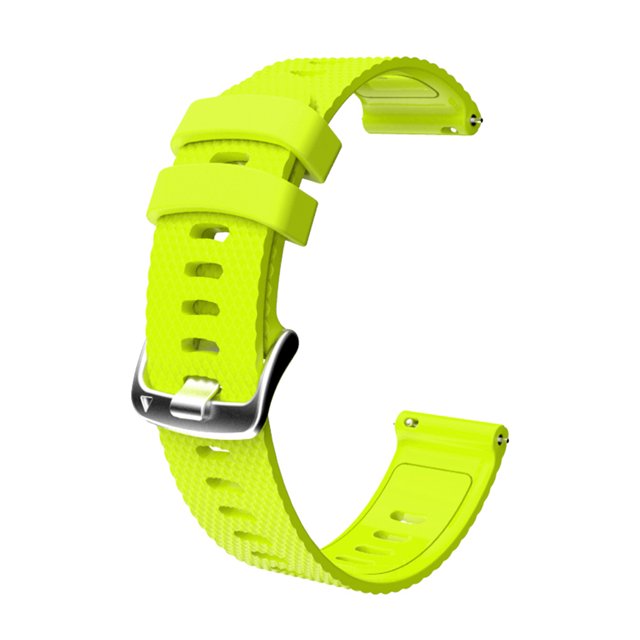 Correa de reloj de silicona con patrón de rombo Reemplazo de correa de silicona para Garmin / HUAWEI / Samsung 20mm, Verde Guardurnaity EL2641-07
