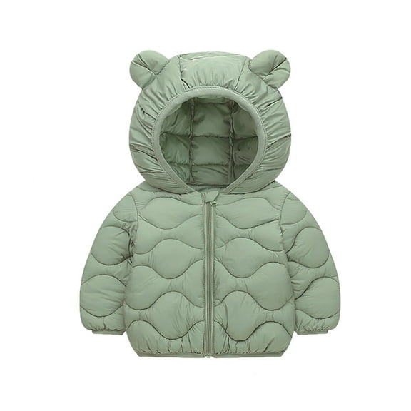 Landzoo Outerwear Toddler Kids Baby Boys Girls Long Sleeve Bear Ears Winter Outwear Jacket Coat Outerwear Cozy Versatile