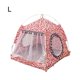 thumbnail image 4 of Greeniant Unique Cat And Feline Retreat Dog Safe Puppy Playpen Tent All Durable Pet Dog Tent Dog House Pet House Cage Small Suministros para perros rosa leopardo L, 4 of 6
