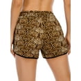thumbnail image 5 of LELINTA Womens Activewear & Women Quick Dry Slim Fit Sports Shorts Active Wear, Leopard Print, 5 of 7
