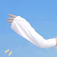 thumbnail image 2 of Yuanlong Womens Fingerless Gloves Sun Blocking Gloves Mittens Solid Color Outdoor Activities Handwear, 2 of 4