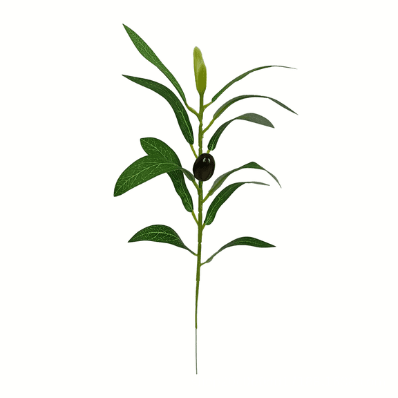 YYKihy Artificial Green Plants With 11 Leaves And Indoor Decorative And Landscaping Branches