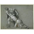 thumbnail image 2 of Jacques Louis David 24x19 Gold Ornate Framed and Double Matted Museum Art Print Titled - The Departure of Marcus Attilius Regulus for Carthage (1785), 2 of 4