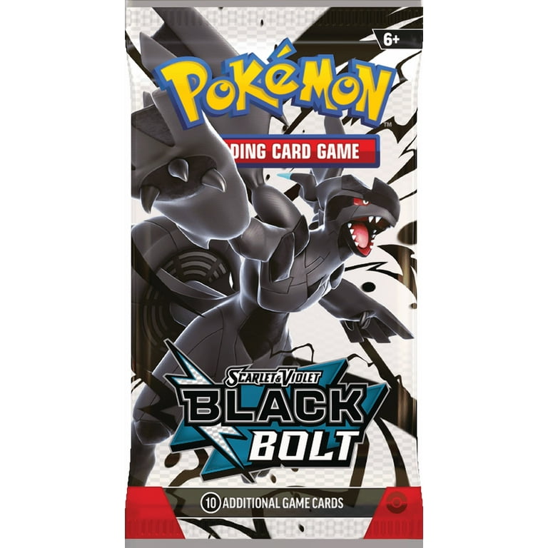 Pokemon Trading Card Game Scarlett Violet 10.5 Black Bolt Tech Sticker Collection 3-Pack Blister Pokemon Trading Card Game Scarlett Violet 10.5 Black Bolt Tech Sticker Collection 3-Pack Blister