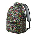thumbnail image 2 of Black Strawberry Plants Fruit Backpack for School,Cute School Bag,Schoolbag with Adjustable Shoulder Straps & Padded Back,15.3"x11"x7.1".﻿, 2 of 6