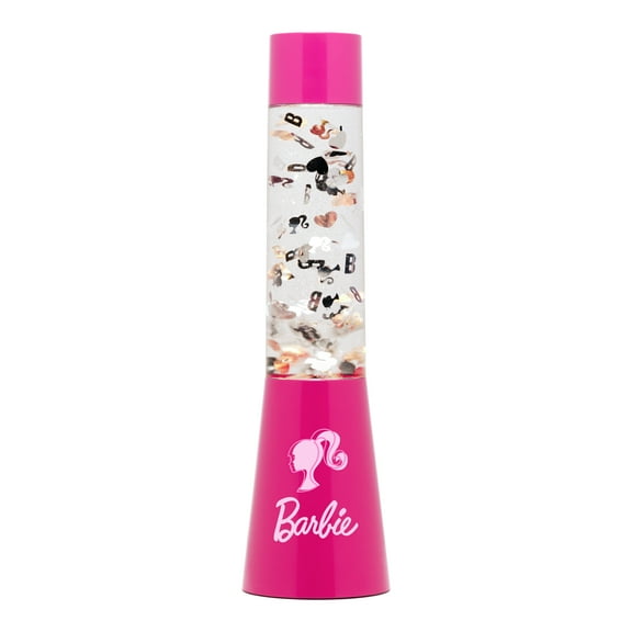 Barbie Glitter Flow Lamp, 13" Officially Licensed Gift by Paladone