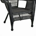 thumbnail image 4 of Jeco Black Wicker Chair Without Cushion - Set of 2, 4 of 5