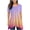 Purple, variant on Xihbxyly Women's Blouses, Womens Tops Crew Neck Short Sleeve T-Shirts Summer Print Blouses Casual Loose Tops Blouses Fashion Tunic Shirt
