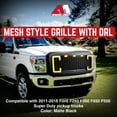 thumbnail image 2 of AMERICAN MODIFIED Raptor Style Mesh Grille for 2011-2016 Ford F250/350/450/550, 2 of 12
