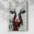 thumbnail image 2 of Yuletide Cow I- Gallery Wrapped Canvas, 2 of 9