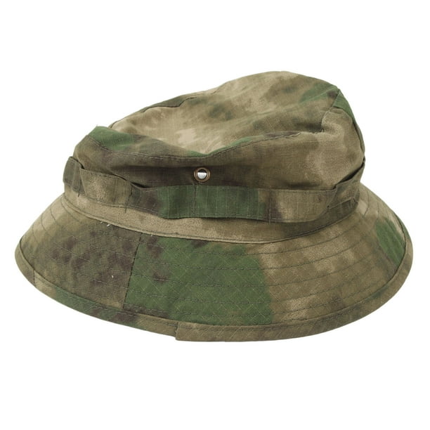 Sombrero Boonie, Hebilla Ajustable, Ala Corta, Sombrero De Cubo De Tela Oxford Para Viajes De Pesca En La Selva, Diseño Elegante, Ideal Para Salidas Informales