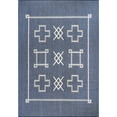 thumbnail image 3 of nuLOOM Hillary Geometric Tribal Indoor/Outdoor Area Rug, 3' 6" x 5', Hillary Navy, 3 of 6