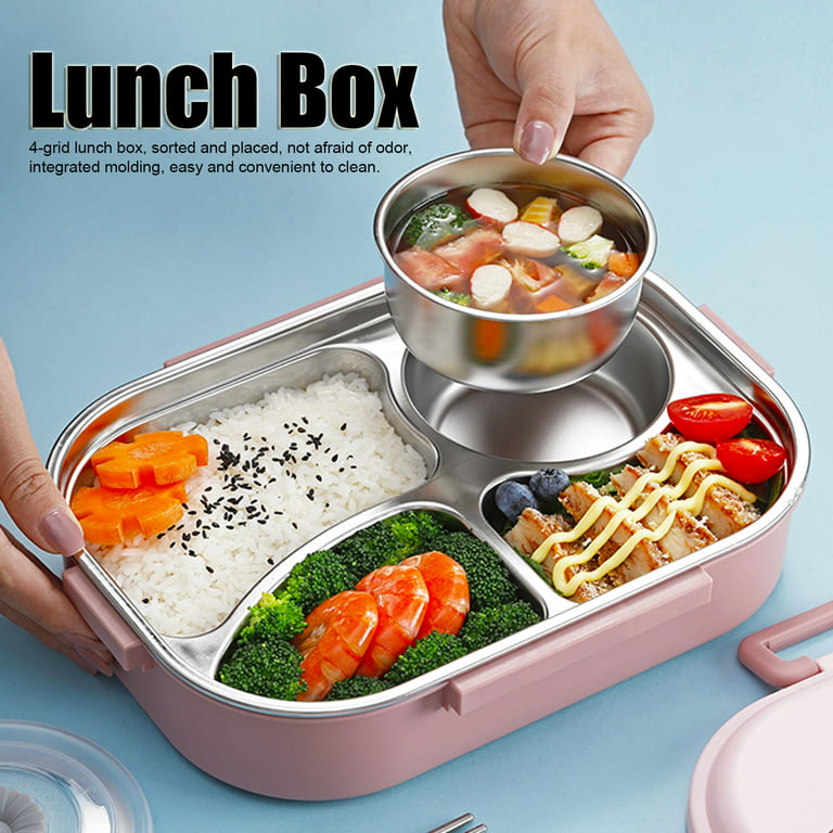 Portable Stainless Steel Japanese Bento Box