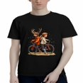 thumbnail image 4 of Whimsical Animal Friends Graphic Tee / T-Shirt, 4 of 9
