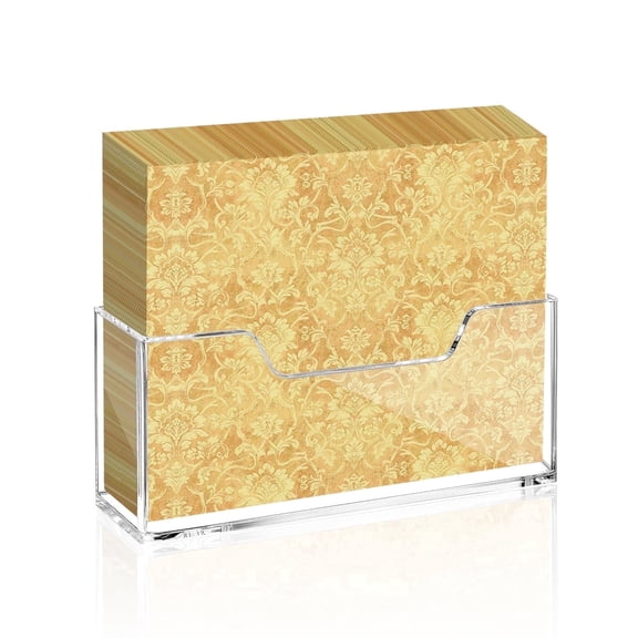 Clear Acrylic Guest Paper Towel Holder, Bathroom Napkin Holder Tray for Bathroom, Kitchen, Hotel, and Office, 9 x 3.9 x 2.3 Inch