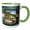 Green/White, variant on 3drose, Coconut Tree, 15oz Mug