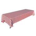 thumbnail image 1 of GUOOL Disposable Table Cloth Covers Tablecloths Cover Wedding Party Red Stripe, 1 of 7