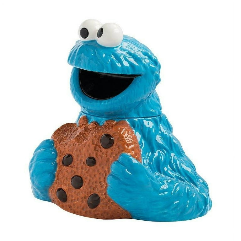 Vandor Sesame Street Cookie Monster Sculpted Ceramic Cookie Jar (32041) 