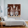 thumbnail image 5 of Curtains 84 Inches Long 2 Panels, Coffee Gnomes Grommets Window Treatment Curtain, Coffee Beans Cups Brown Thermal Curtains Drapes for Living Room/Bathroom, 5 of 9