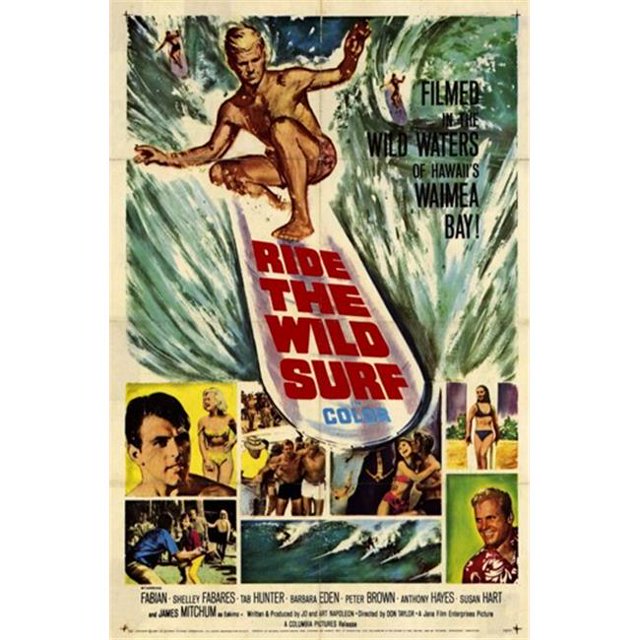 Posterazzi MOV209596 Ride the Wild Surf Movie Poster - 11 x 17 in.