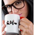 thumbnail image 2 of 3drose, Cute Christmas Cats Black, 11oz Two-tone Red Mug, 2 of 6