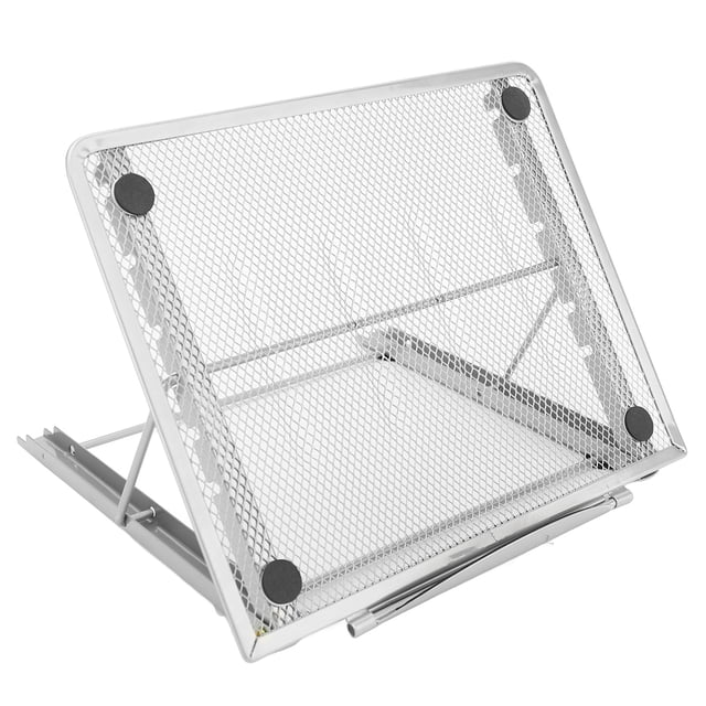 Support pour Ordinateur Portable, Support Universel Pliable Ventilé pour Tablette, Noir, Argent