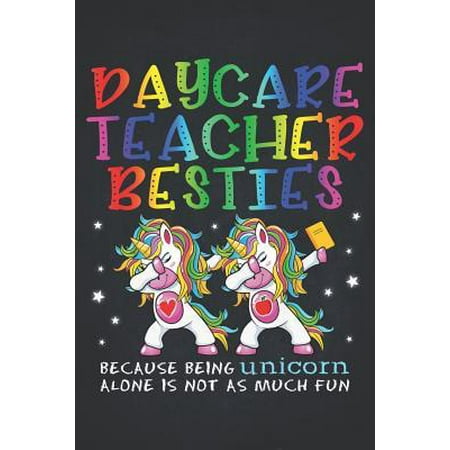 Unicorn Teacher: Daycare Teacher Besties Teacher's Day Best Friend Composition Notebook Lightly Lined Pages Daily Journal Blank Diary N (Best Friends Day Care Chicago)