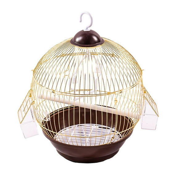 Tachiuwa Birdcage Pet Supplies Pet House Parrot Stand Cage for Macaw Cockatoos Canary Gold