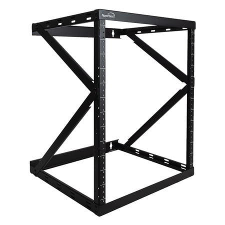 NavePoint 12U 2 Post Wall Mount 18 Inch Deep Switch Depth Heavy Duty Network Server Rack price history on PriceWatchPro