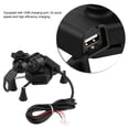 thumbnail image 4 of Soporte de teléfono para motocicleta + cargador USB, soporte universal para manubrio de motocicleta con rotación de 360°, compatible con iPhone X, 8/8 Plus, 7, 6/6S Plus, Galaxy S9/S9 Plus, S8/S8 Plus EOTVIA No, 4 of 6