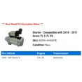 thumbnail image 2 of Starter - Compatible with 2010 - 2011 Acura TL 3.7L V6, 2 of 2