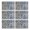 Blue, variant on Blue Ethnic Geometric Pattern Summer Placemats Table Placemats Set Of 4-Linen Kitchen Washable Placemats Table Mats 11.8"x17.7" Non-Slip Heat Resistant