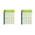 thumbnail image 1 of WUSUOWEI 2PCS Elastic Band Workout Chart,Fitness Instruction Wall Poster,Full Body Training Visual Aid,Flexibility and Toning Program Print | Studio Club Exercise Planning for Men Women, 1 of 9