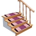 thumbnail image 1 of Gloria Non Slip Washable Indoor Stair Rug Mat Stair Treads Set of 7, 1 of 6