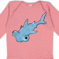 thumbnail image 4 of Inktastic Cute Hammerhead Shark Boys or Girls Long Sleeve Baby Bodysuit, 4 of 5