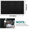 thumbnail image 2 of HOMCHEK 118"  78" Black Speaker Box Carpet Auto Underfelt Carpet Resists Stains Nonwoven Liner Cover for Speaker Sub Box Home Auto RV Boat Marine Interior 64.58 Sqft, 2 of 7