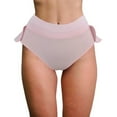 thumbnail image 3 of Gibobby Pantalon cortos yoga mujer Mujeres Causal Color sólido Fitness Pantalones cortos ajustados Cintura alta Slim Fit FFlounced Levantamiento de ca(Rosa,M), 3 of 5
