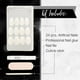 thumbnail image 5 of Set de uñas artificiales Ardell Professional Nail Addict francés moderno 24 piezas, 5 of 5
