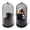 Black, variant on Sliding Lid Toothbrush Organizer, Clear Lid 360 Rotating Sliding Opening Dustproof Brushes Container, Fit Most Brush Size For Vanity